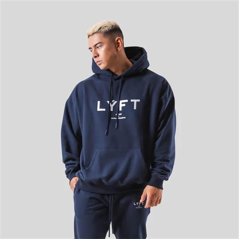 Streetwear Brand Japan - LYFT الكلاسيكية شعار الرجال هوديس الشتاء