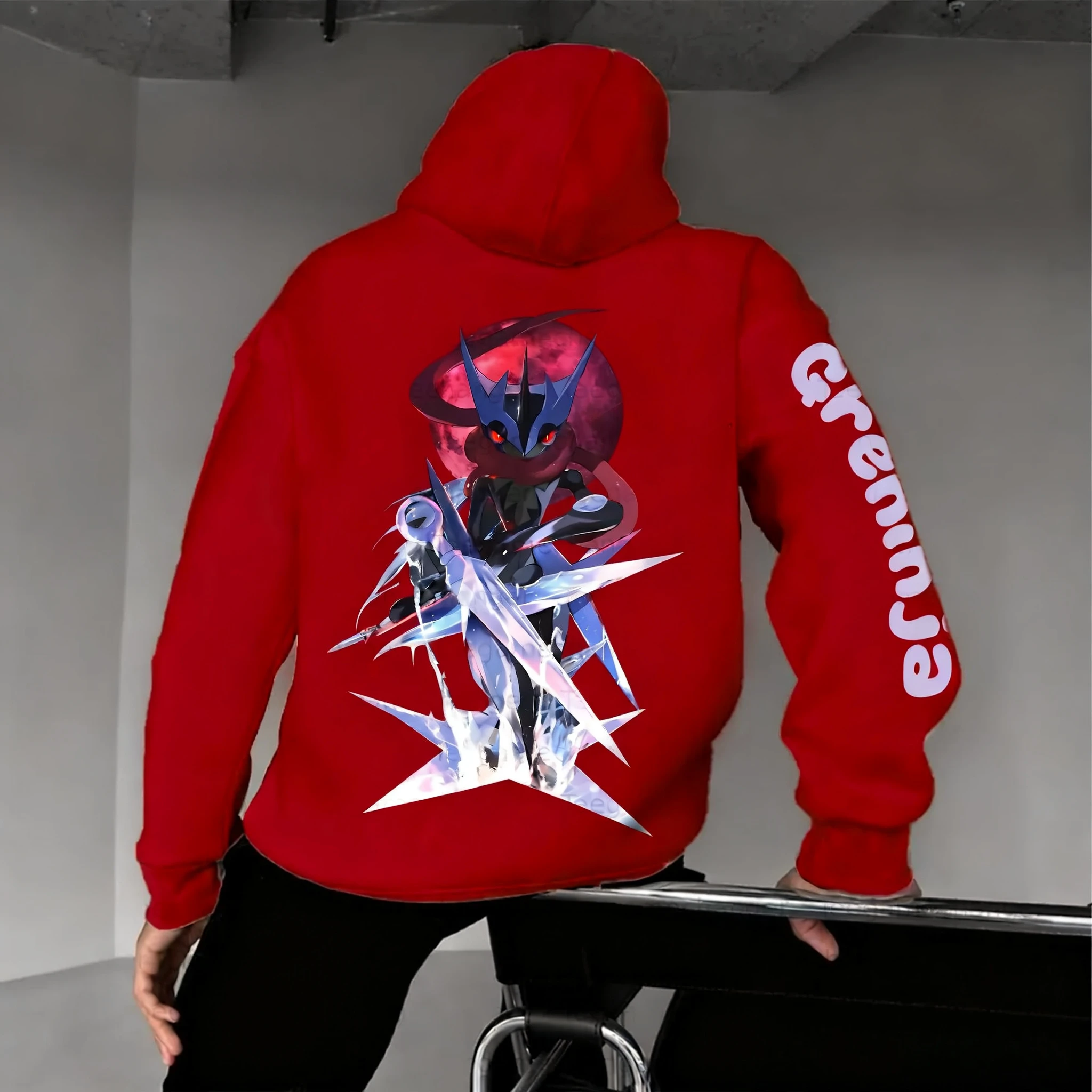 Streetwear Brand - سترة بوكيمون أنيمي غرينينيا كو ذات