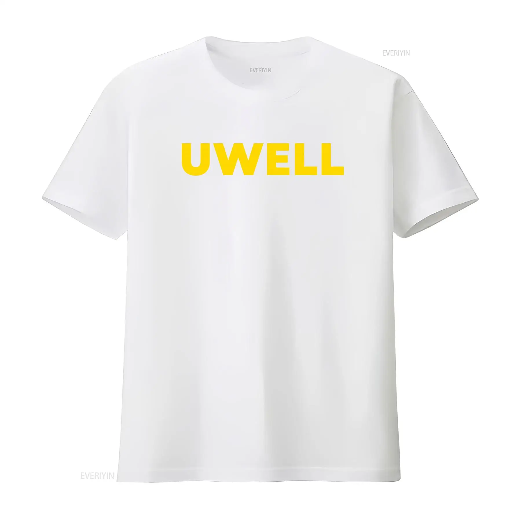 تي شيرت من ماركة Uwell بطباعة  - مراجعة Yellow Streetwear Brand وسعره
