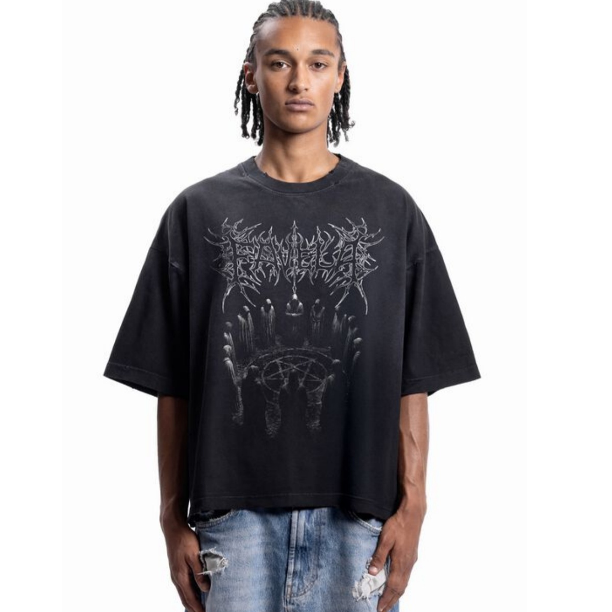 تي شيرت كالت ميتال فونت ستريت  - مراجعة Streetwear Brand Font وسعره