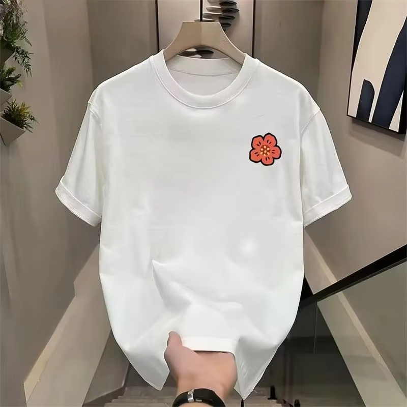 تي شيرت رجالي قطني بتصميم زهور - مراجعة Streetwear Brand With Flowers وسعره