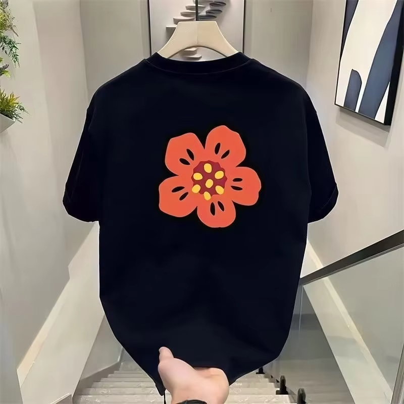 تي شيرت رجالي قطني بتصميم زهور - مراجعة Streetwear Brand With Flowers وسعره