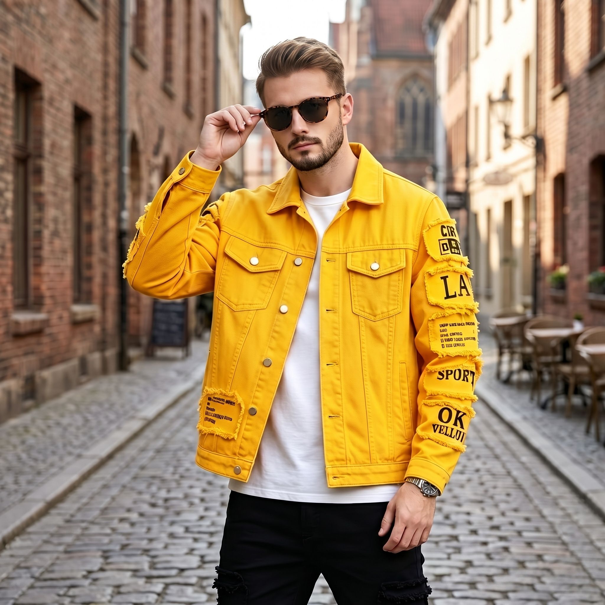 جاكيت جينز رجالي أوروبي وأمريك - مراجعة Streetwear Brand وسعره
