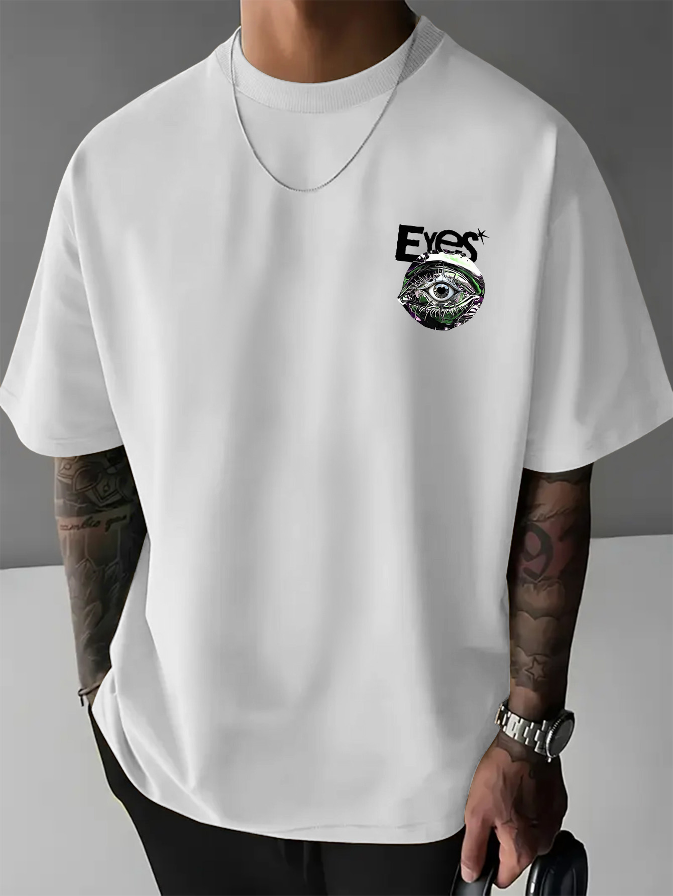 تي شيرت رجالي فضفاض بتصميم عصر - مراجعة Streetwear Brand New York وسعره