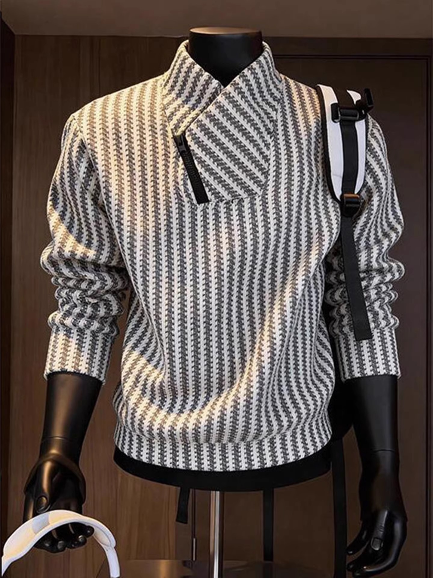 قميص رجالي داخلي سميك بياقة قا - مراجعة Streetwear Brand وسعره