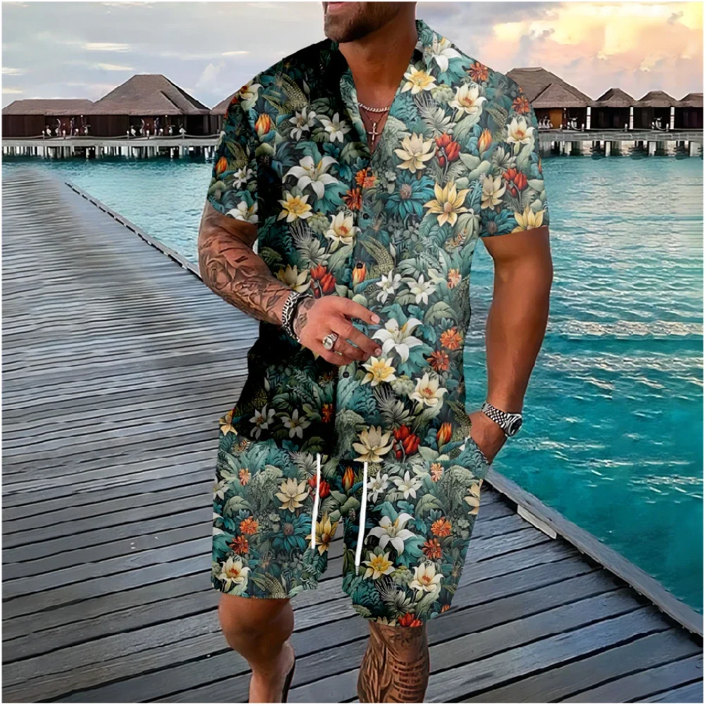 هاواي شجرة النخيل الأزهار زر ق - مراجعة Streetwear Brand With Flowers وسعره